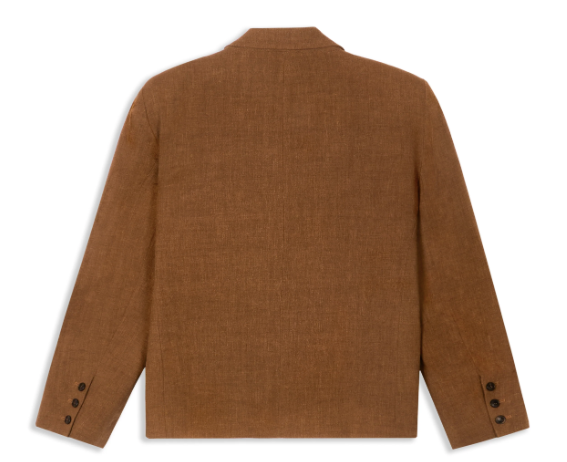 Marge Linen Wool Blazer  - Chocolate