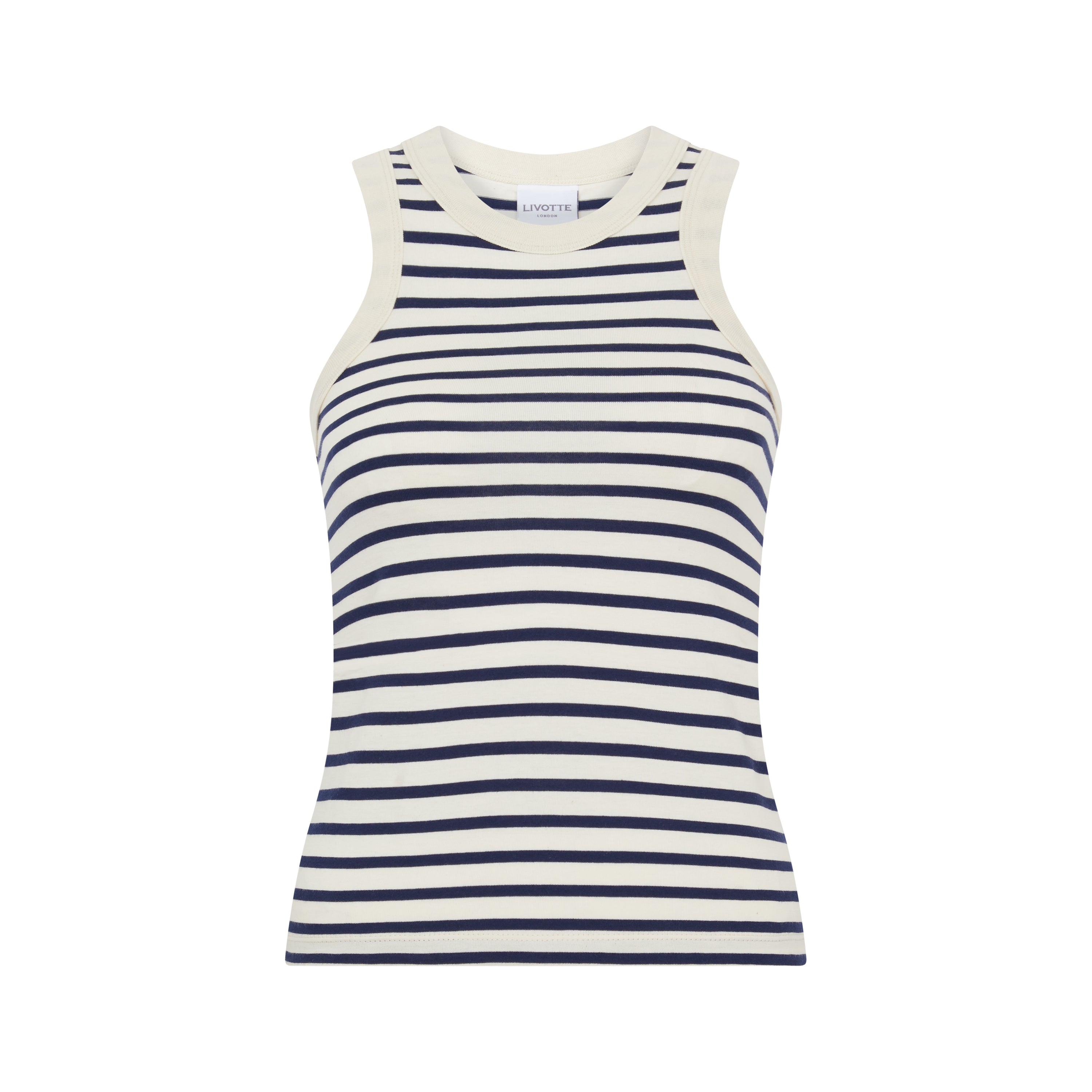 TARA-CREW NECK RACER BACK TANK TOP