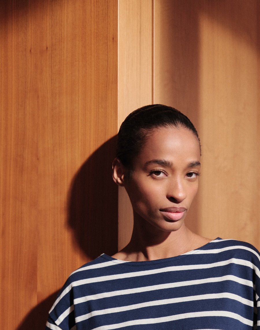 The Breton 02 / the Oversize - Ink + Ecru