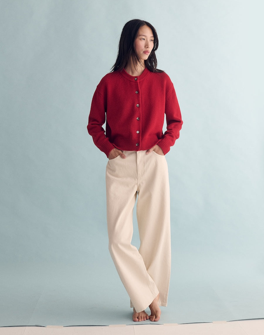 The Easy Cardigan - Carmine