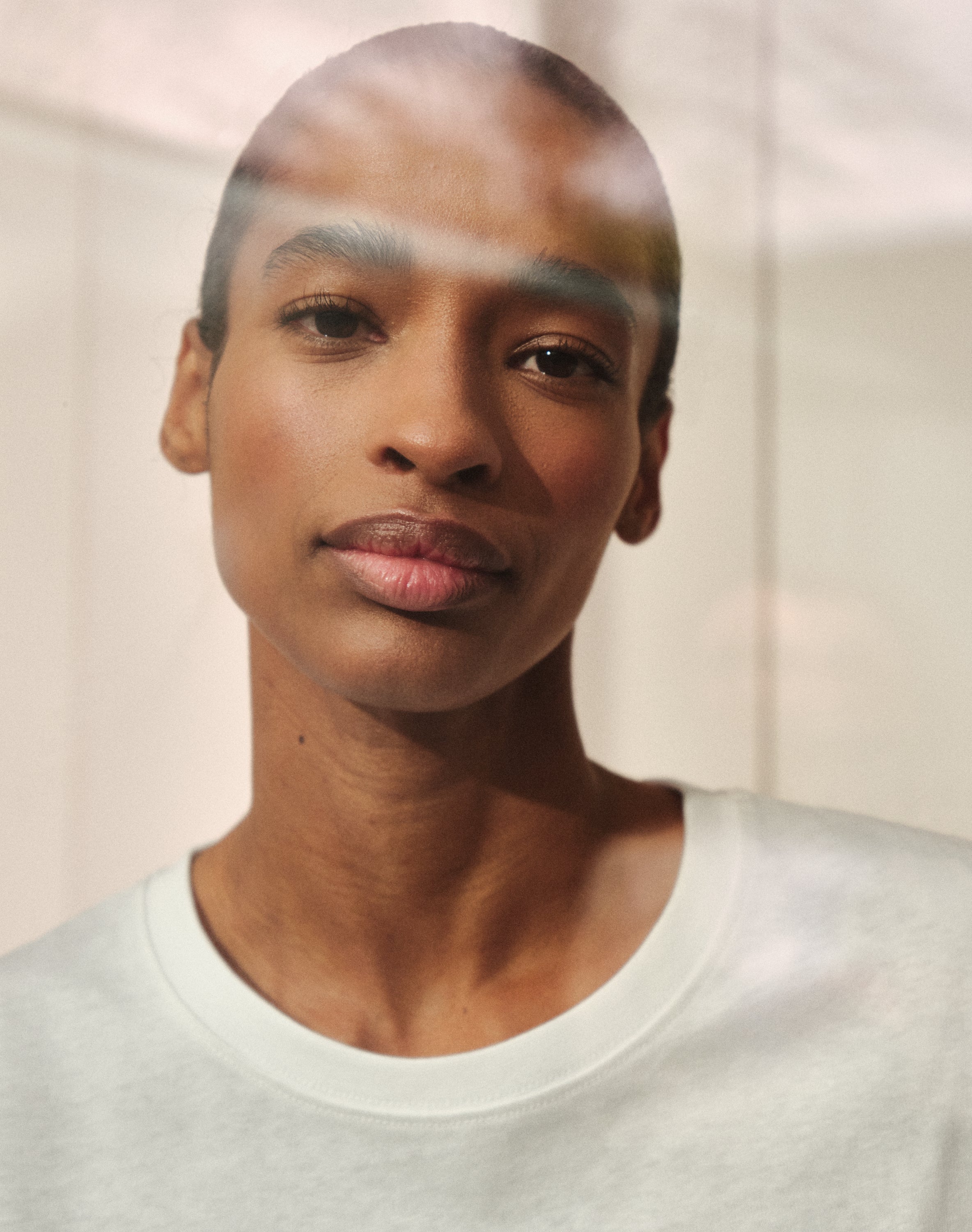 The Structured Slub / The Long Sleeve - White