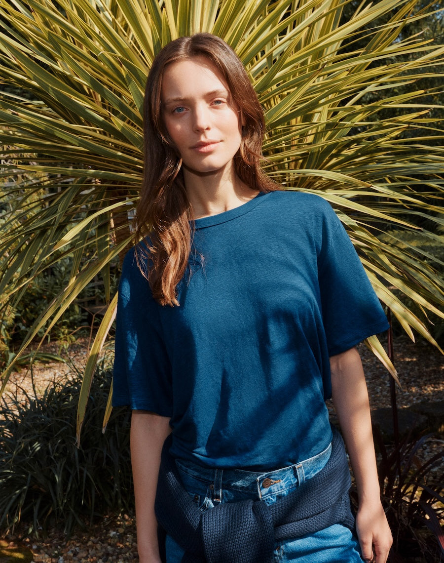 The LINEN 03 / The Relaxed-Fit - Malin Blue