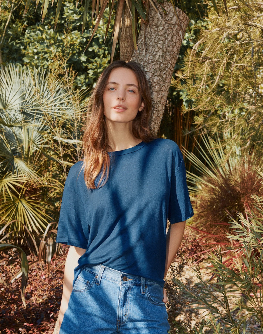 The LINEN 03 / The Relaxed-Fit - Malin Blue