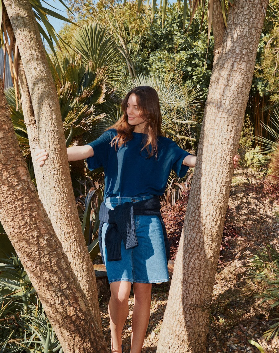 The LINEN 03 / The Relaxed-Fit - Malin Blue
