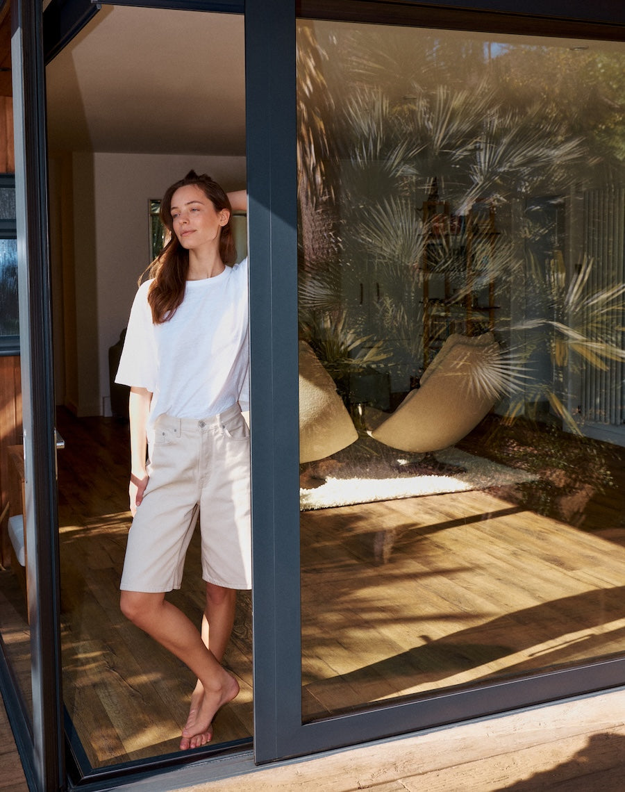 The LINEN 03 / The Relaxed-Fit - White