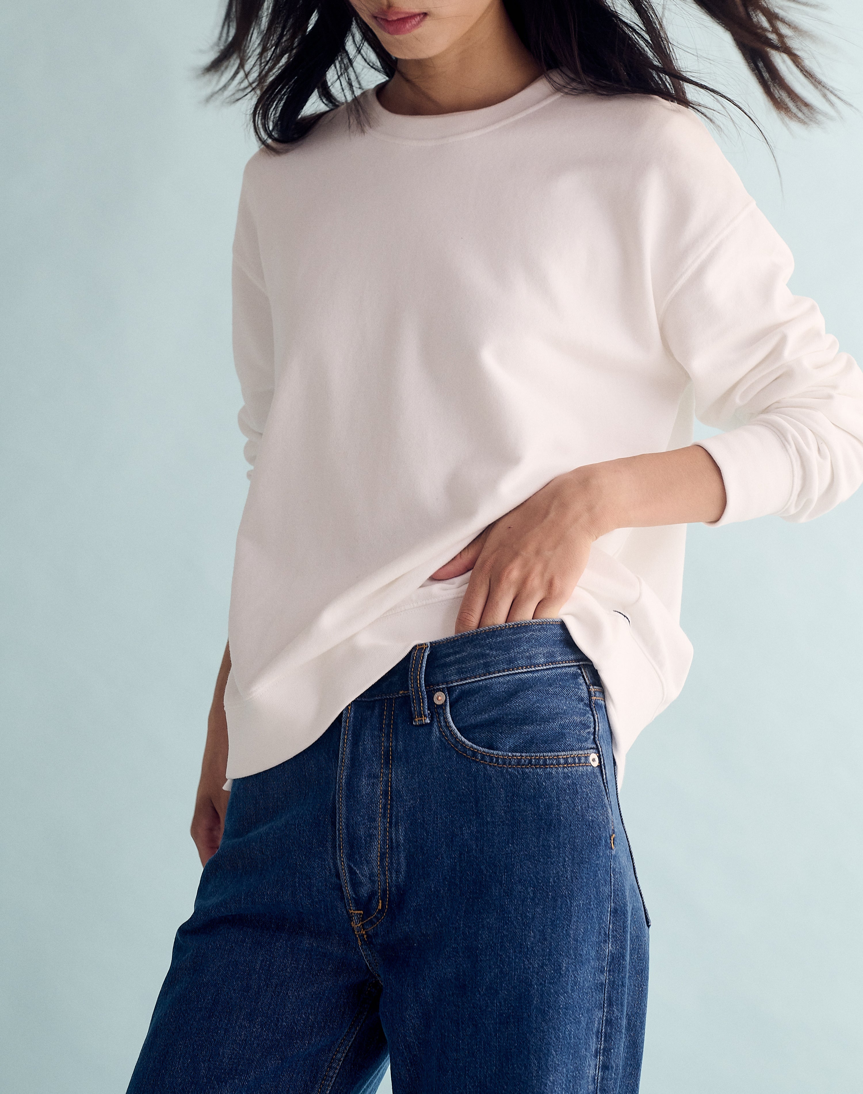 The Lived-in Loopback / Classic-Fit - White
