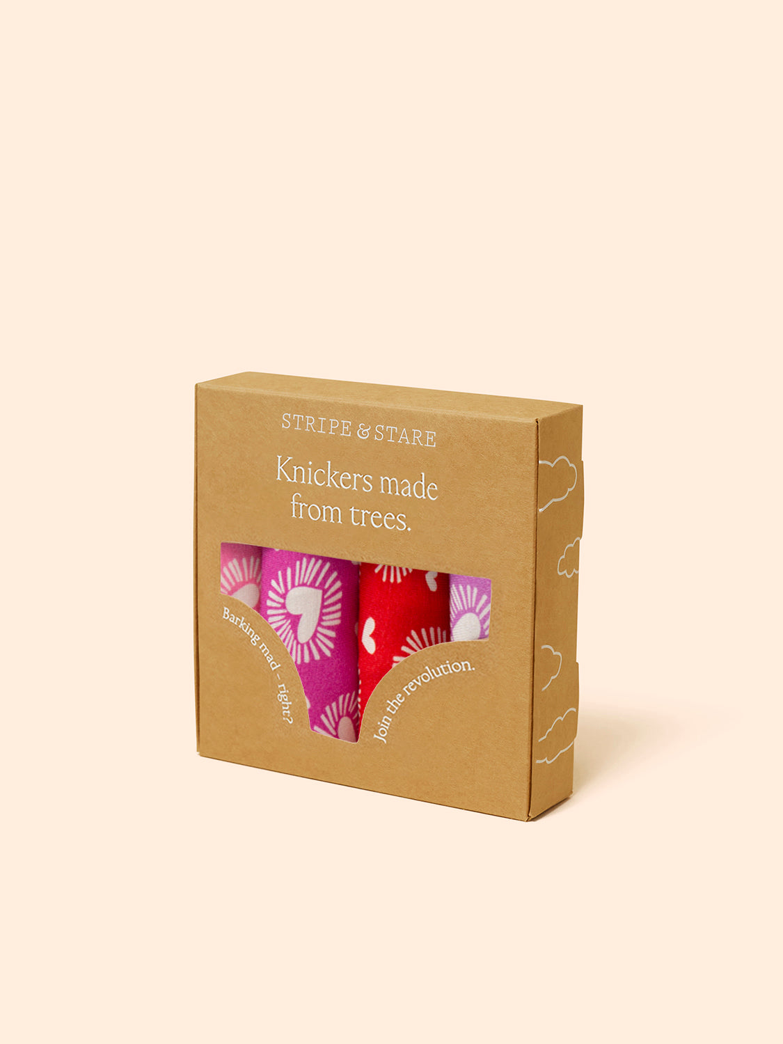 The Original Knicker Four Pack - Hearts on Fire