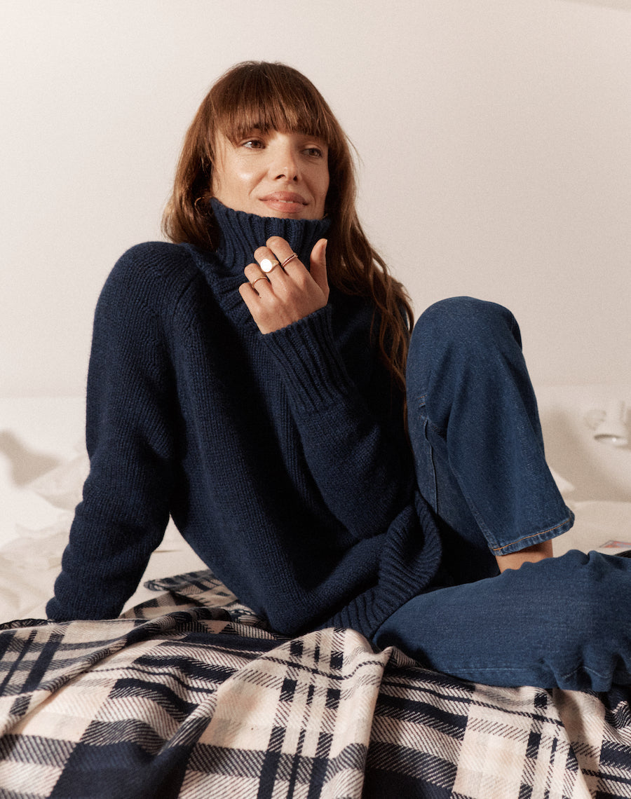 The Authentic Funnel - Navy Marl