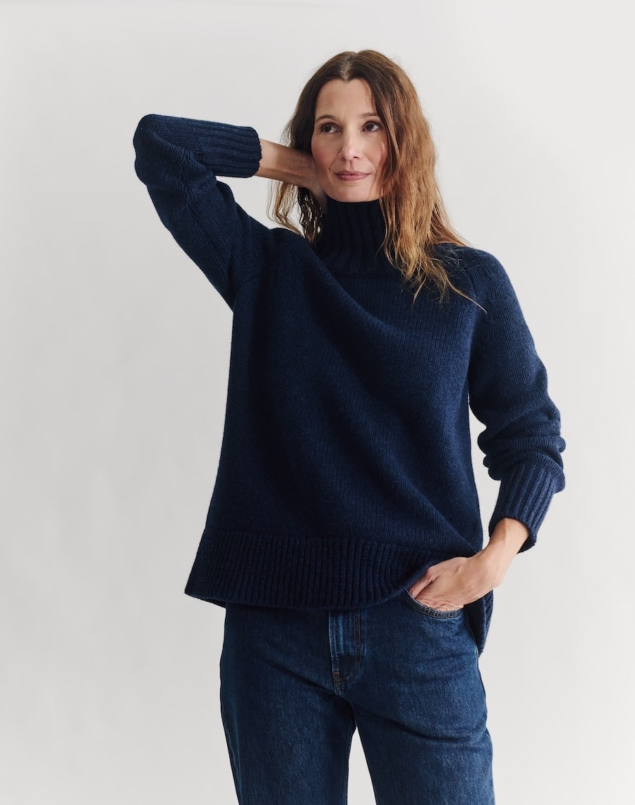 The Authentic Funnel - Navy Marl