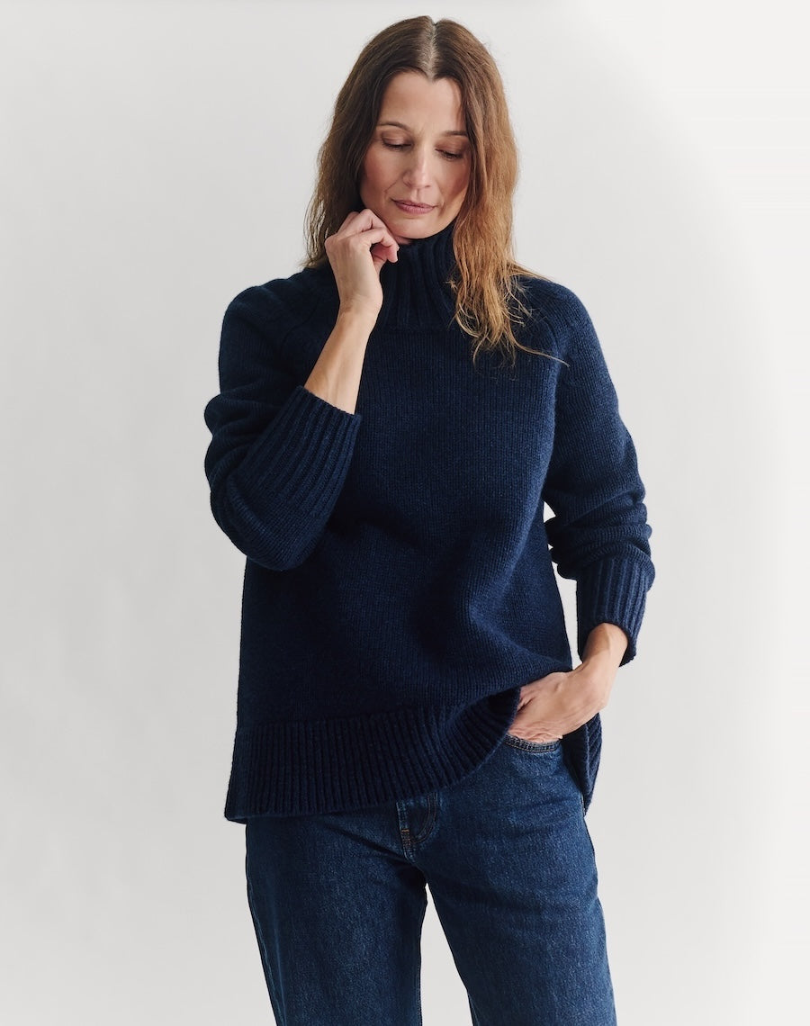 The Authentic Funnel - Navy Marl