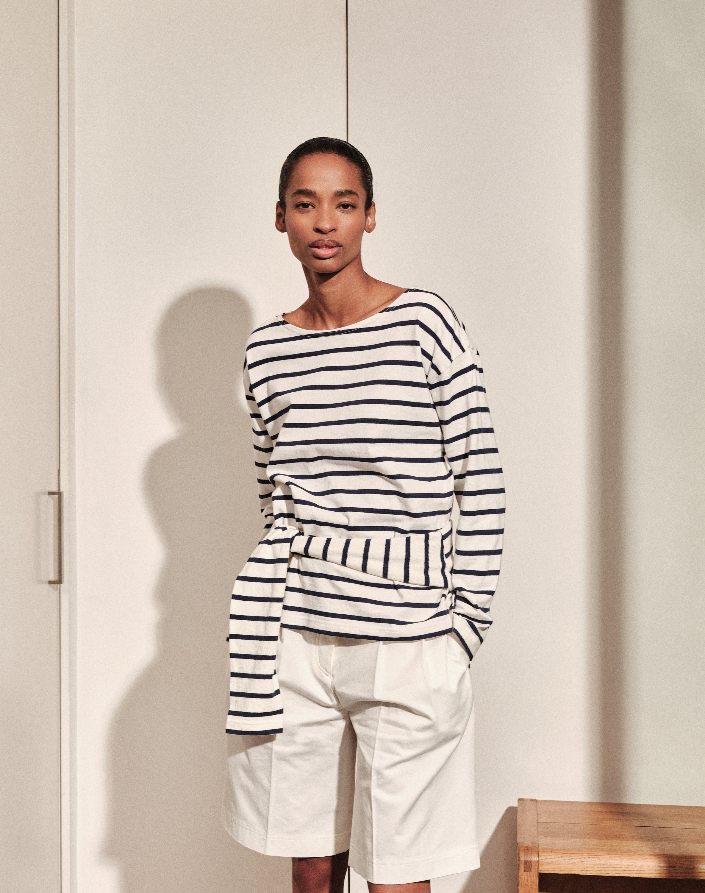 The BRETON 01 - Ecru + Ink