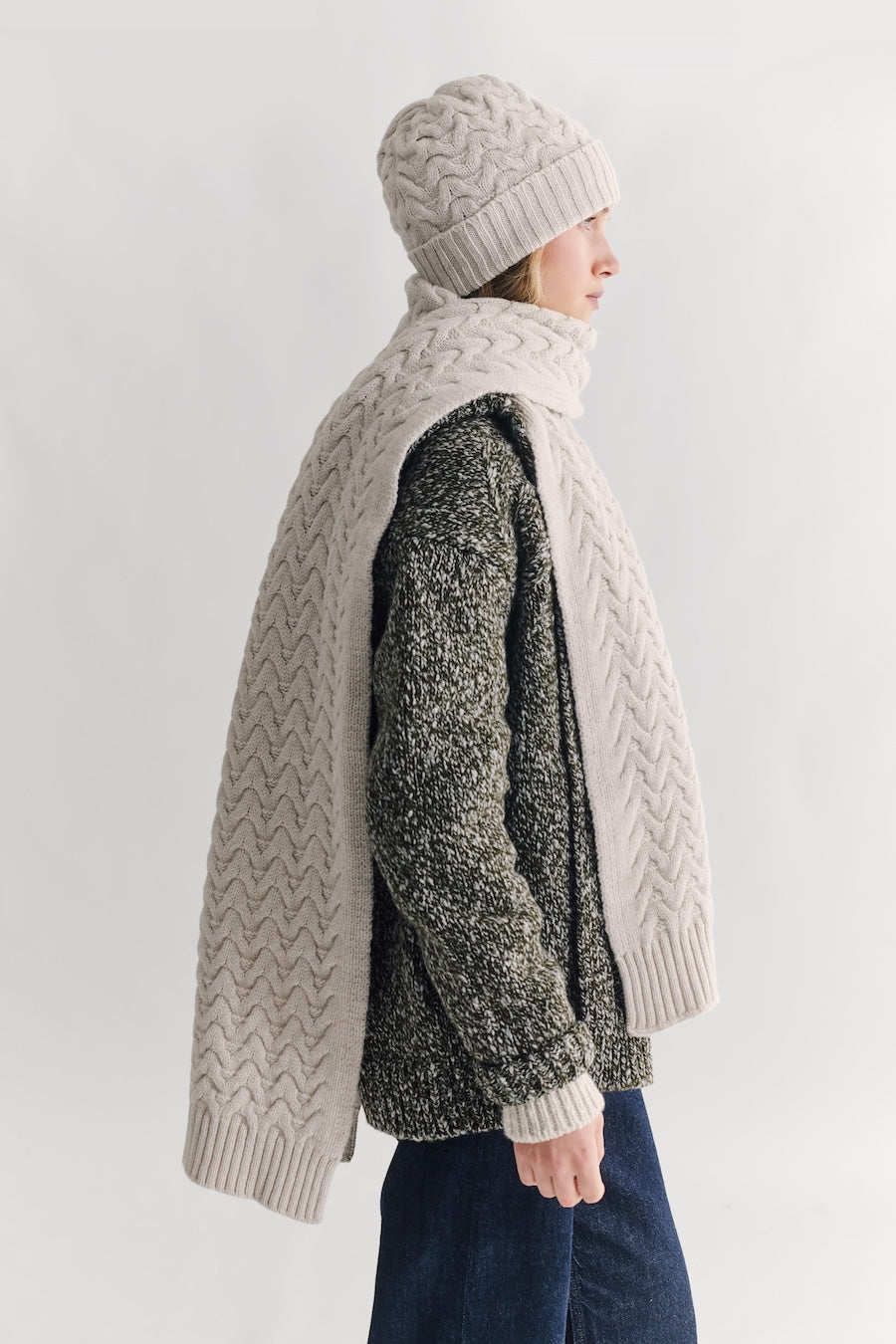 The Border Cable Hat - Lait