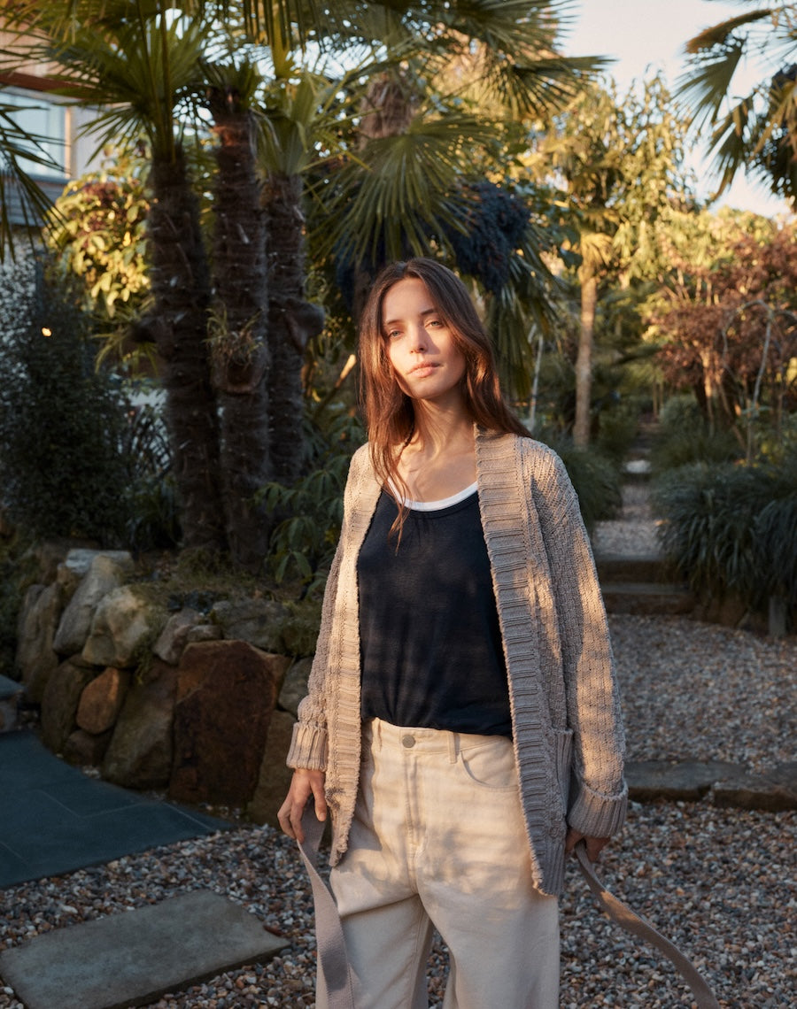 The Cotton Stitch Cardigan - Drift