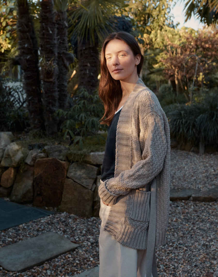 The Cotton Stitch Cardigan - Drift