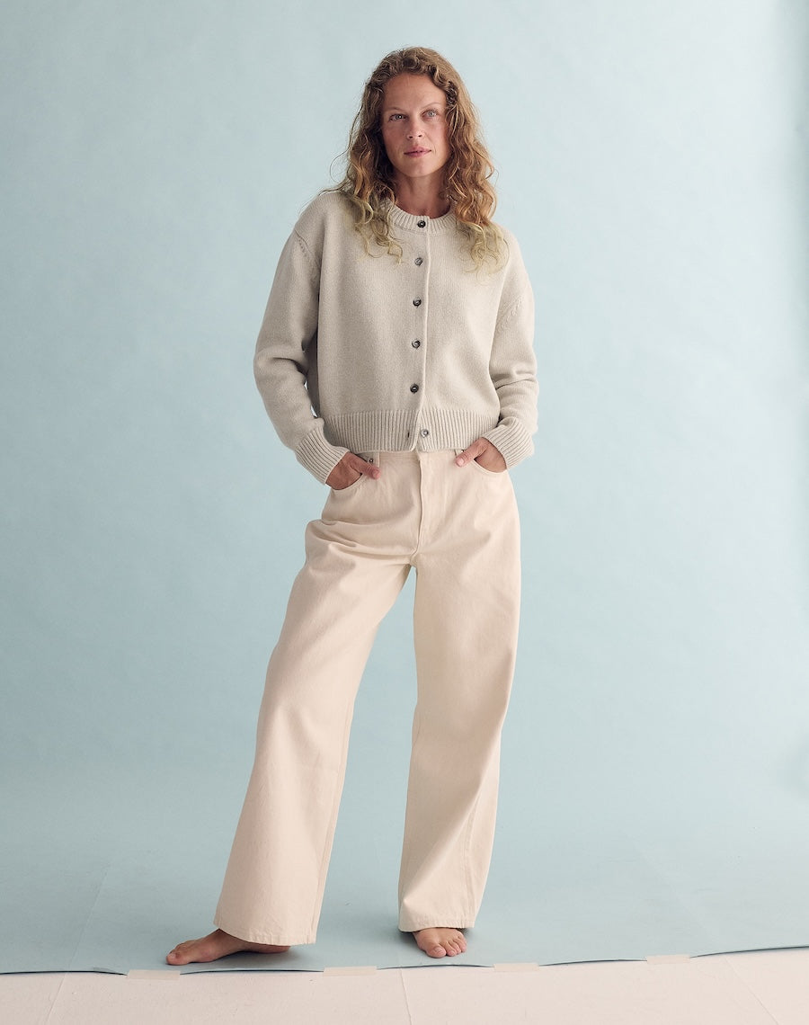 The Easy Cardigan - Lait