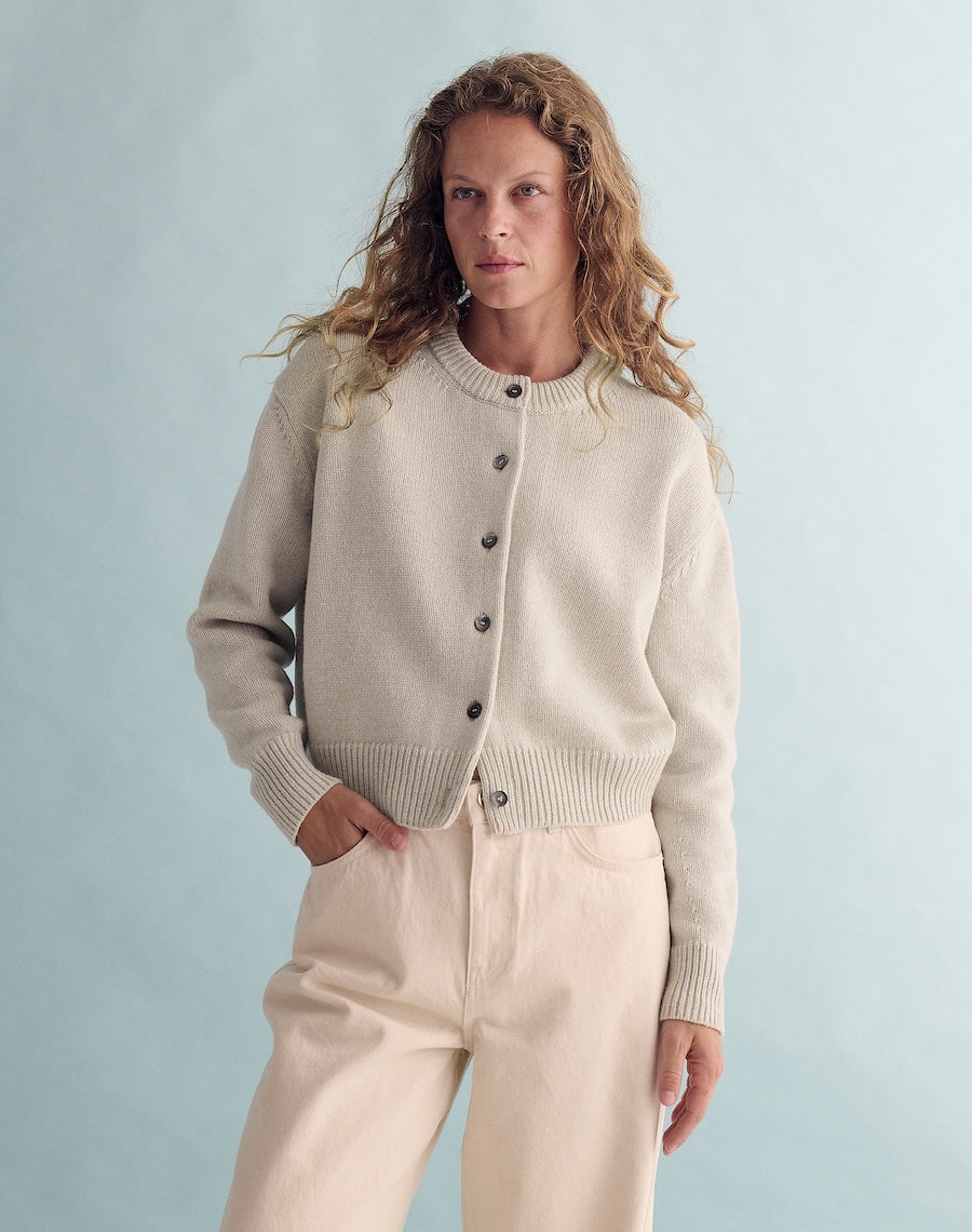 The Easy Cardigan - Lait