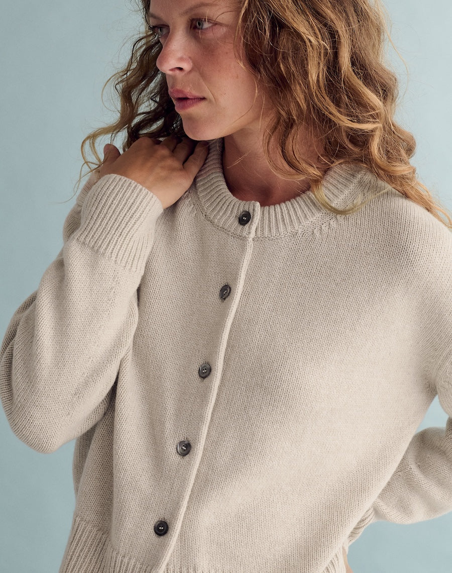 The Easy Cardigan - Lait