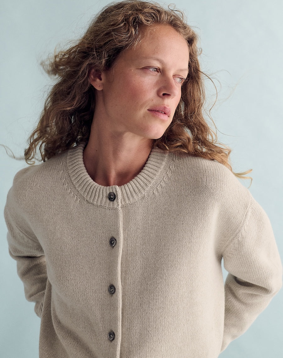 The Easy Cardigan - Lait