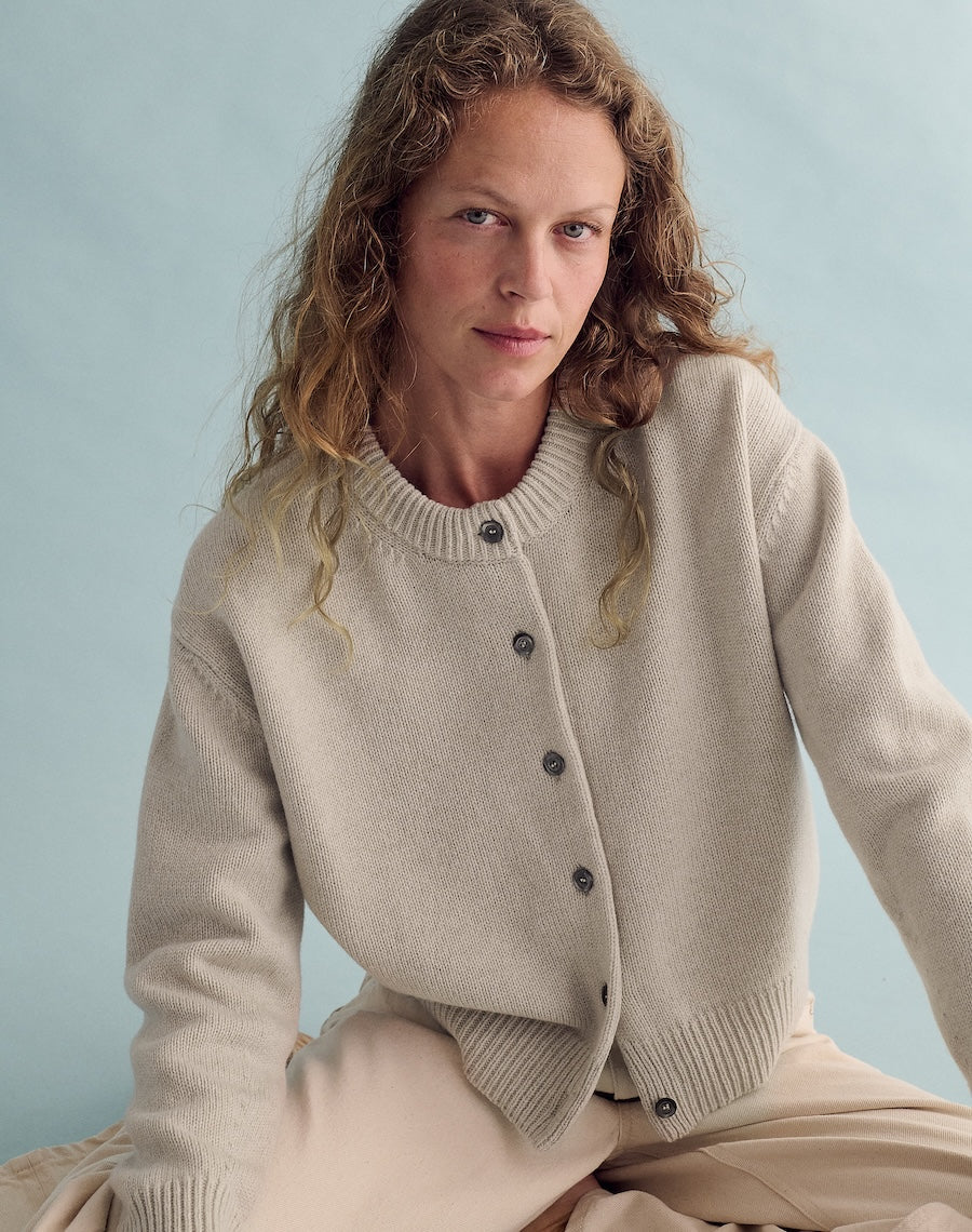 The Easy Cardigan - Lait
