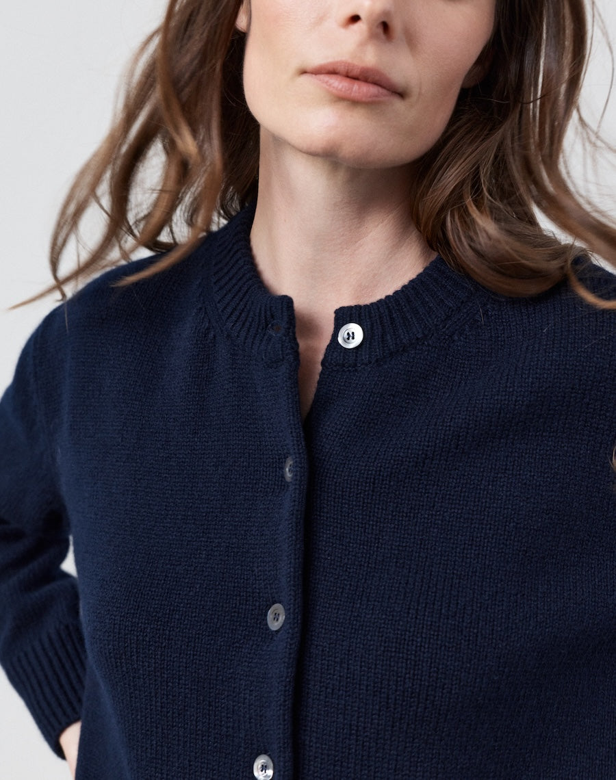 The Easy Cardigan - Navy