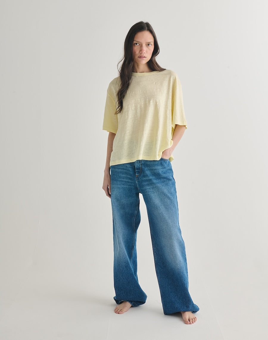 The LINEN 03 / The Relaxed-Fit - Citrine