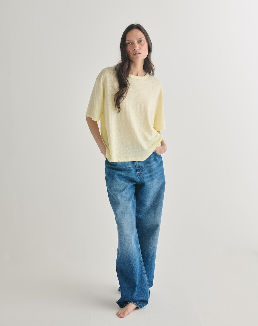 The LINEN 03 / The Relaxed-Fit - Citrine
