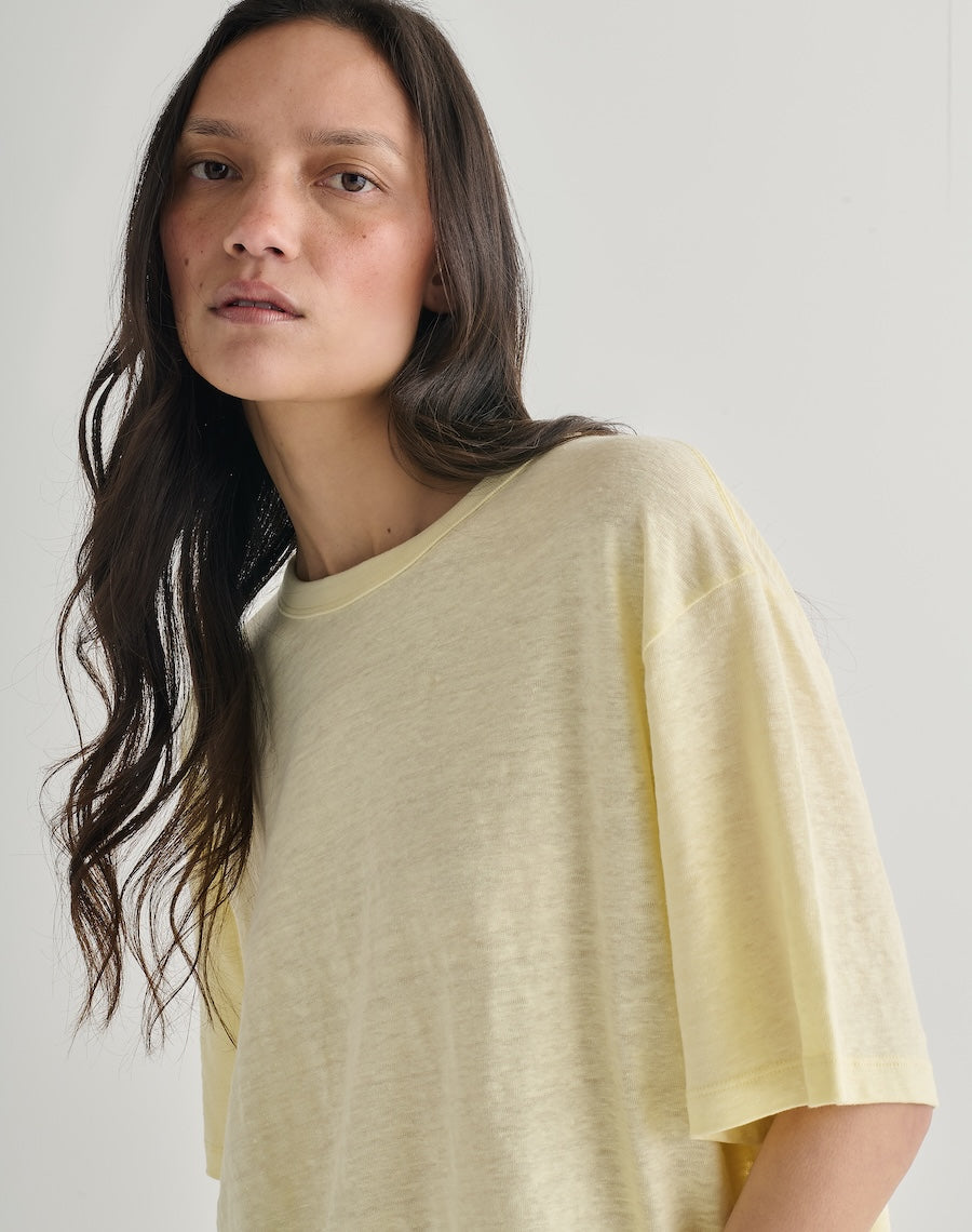The LINEN 03 / The Relaxed-Fit - Citrine