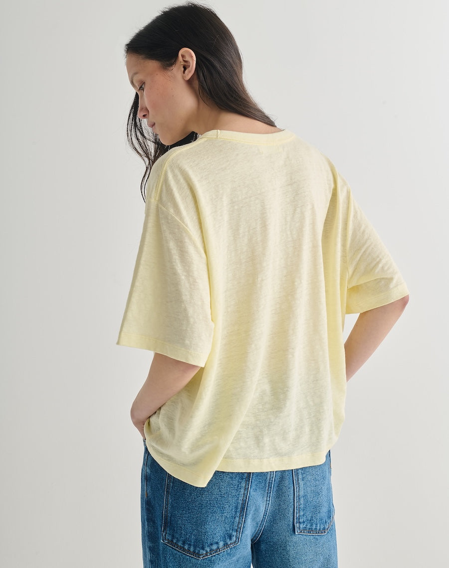 The LINEN 03 / The Relaxed-Fit - Citrine