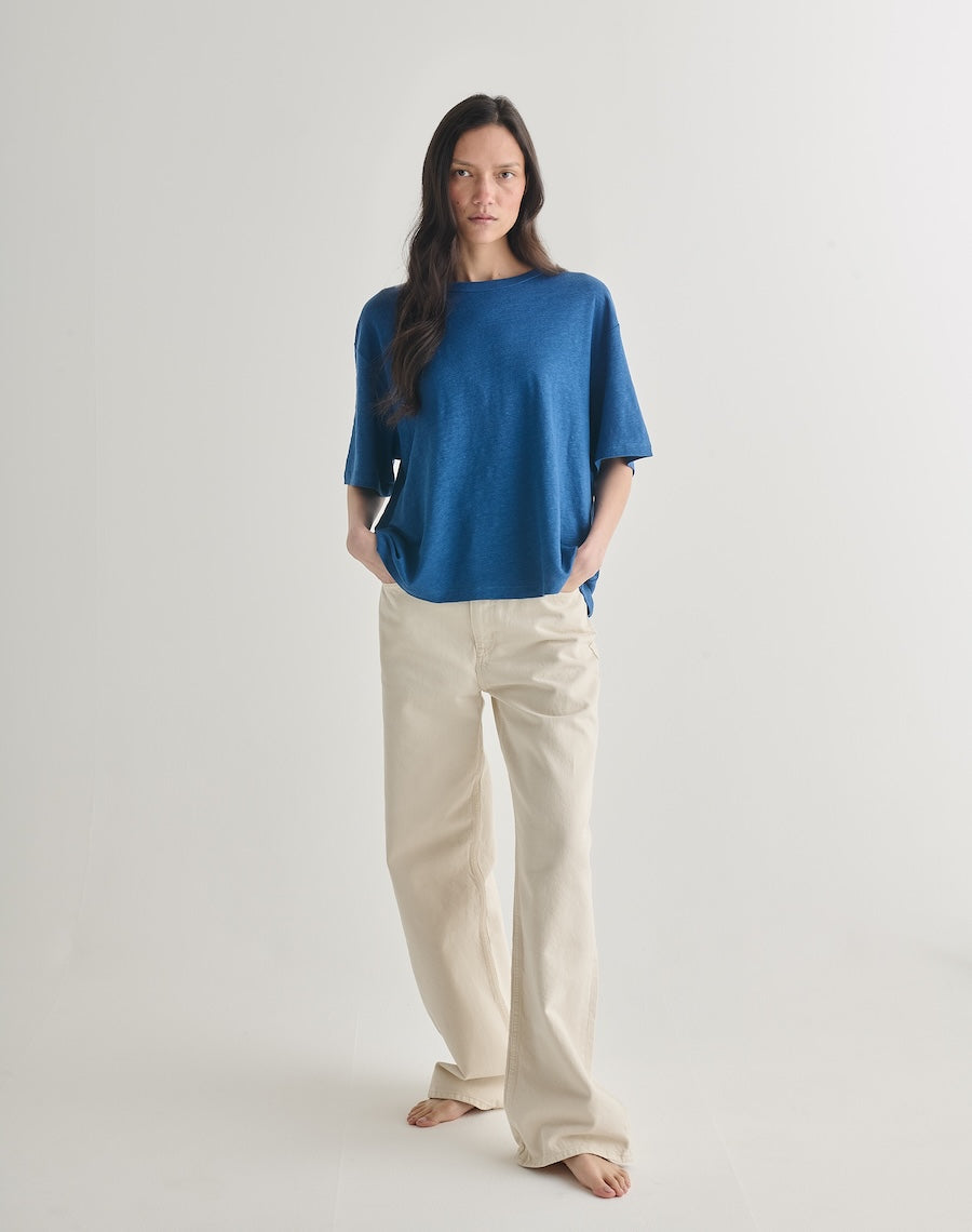 The LINEN 03 / The Relaxed-Fit - Malin Blue