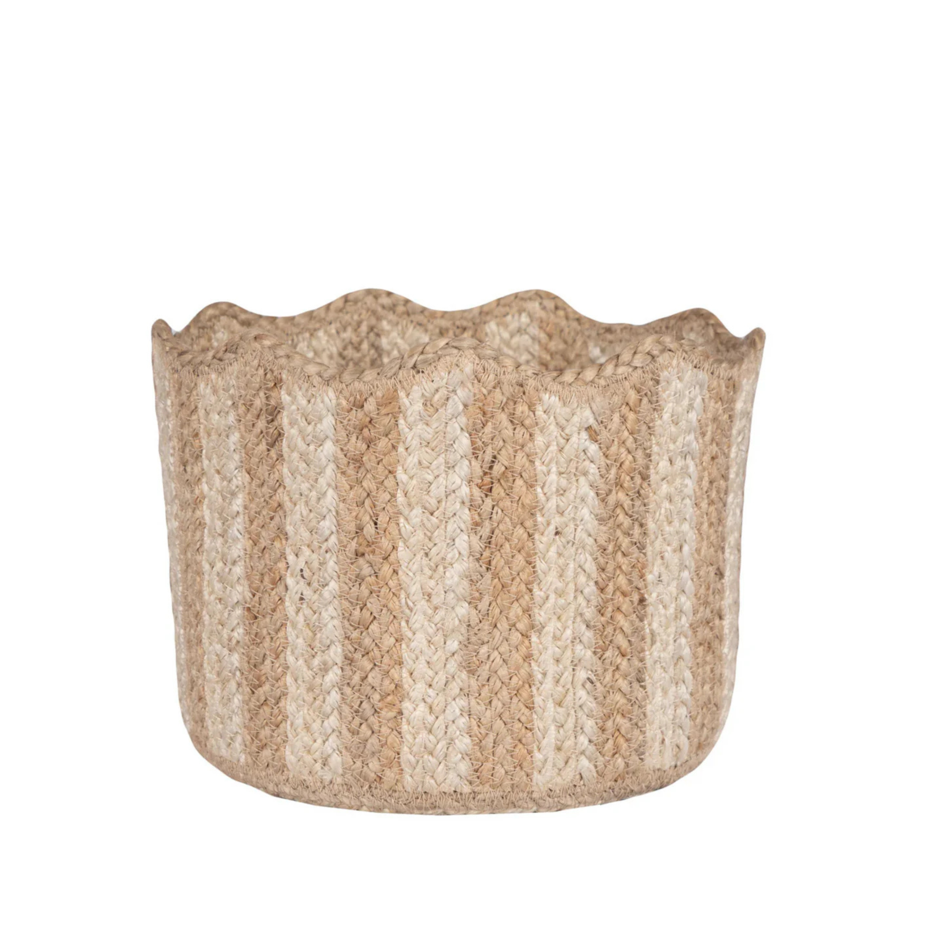 Tulip Basket Natural Stripe