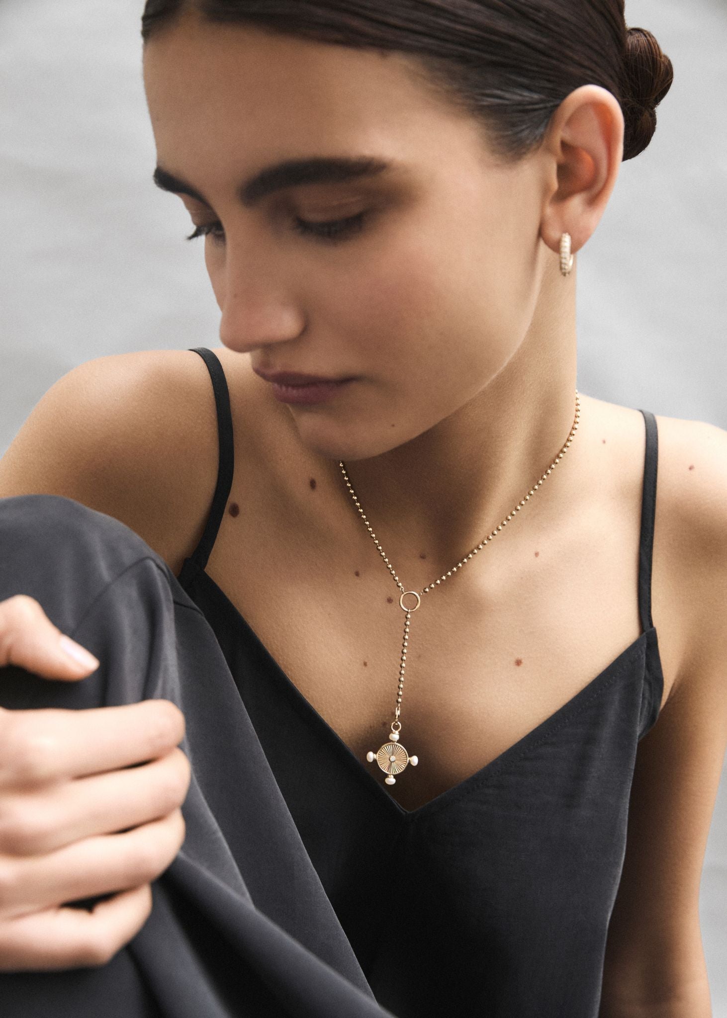 The Silver Astrid Hoops