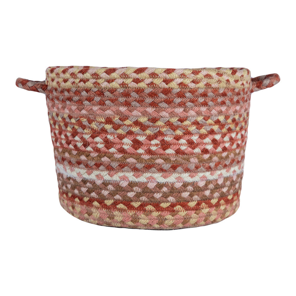 Coral Jute Basket
