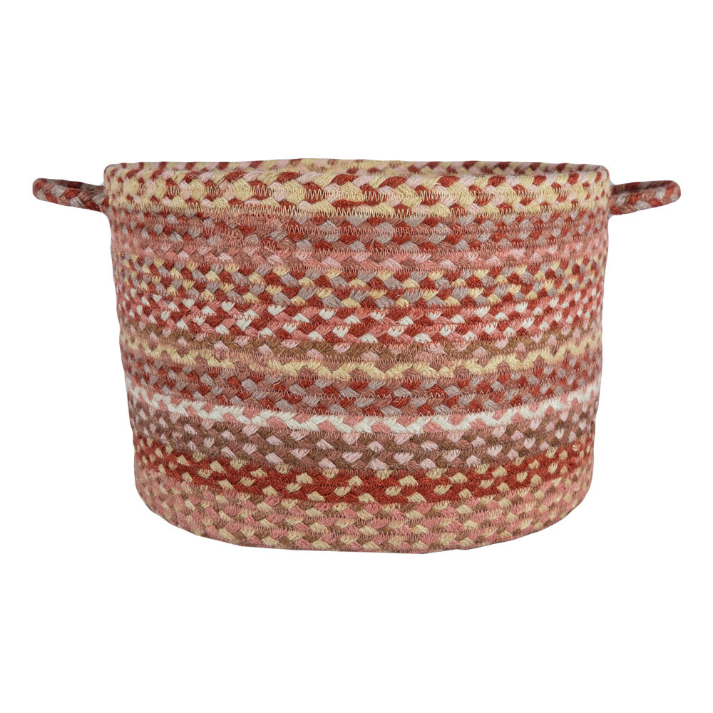 Coral Jute Basket