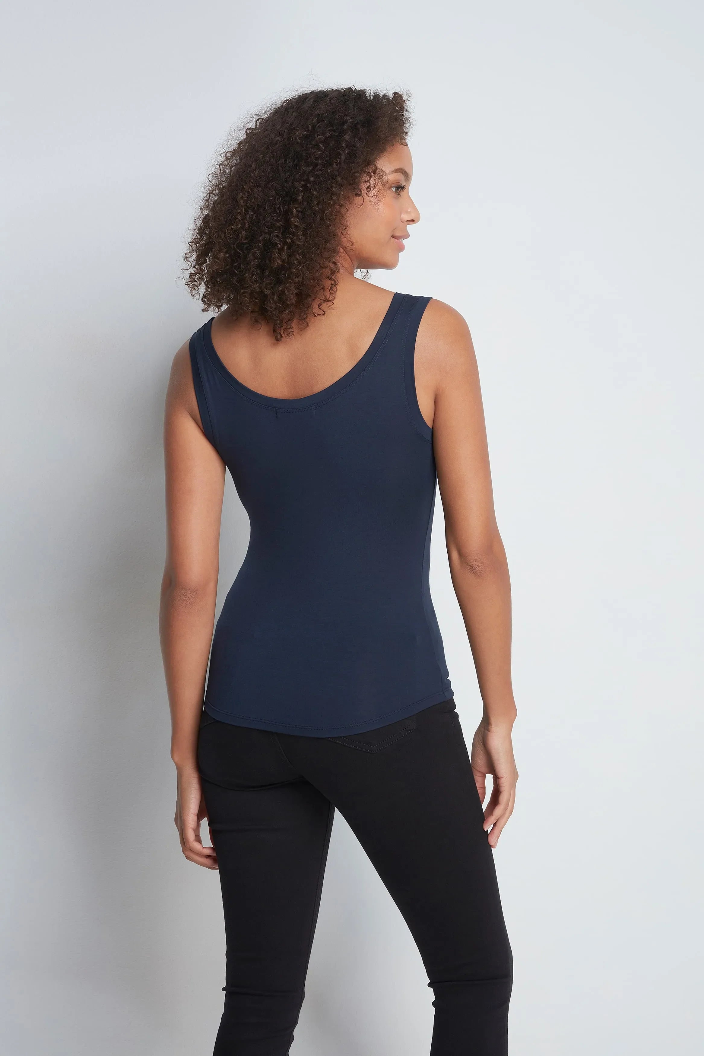 Sleeveless Micro Modal Vest Top