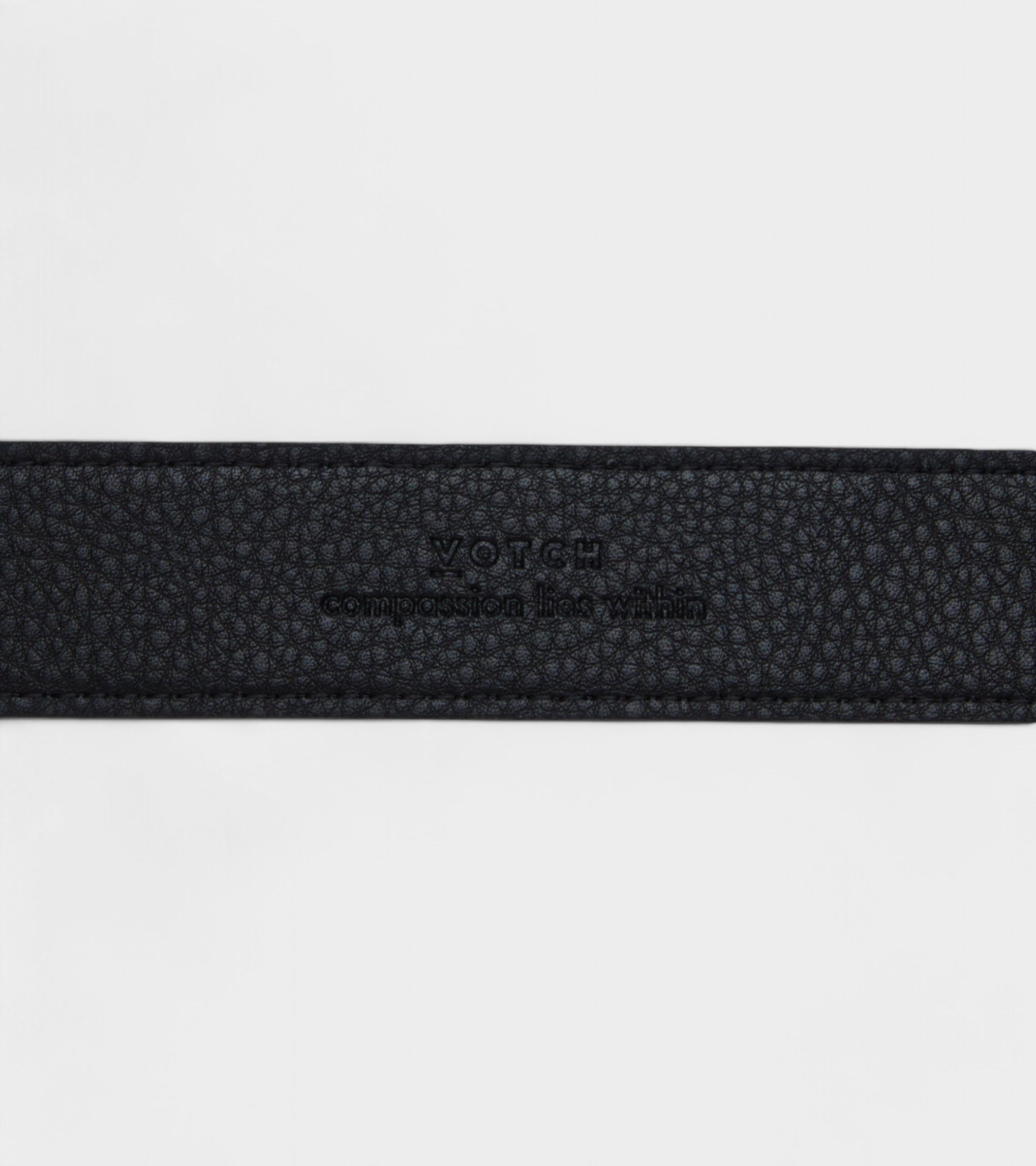 Olive Vegan Bio-Based Bamboo Classic Belt in Black