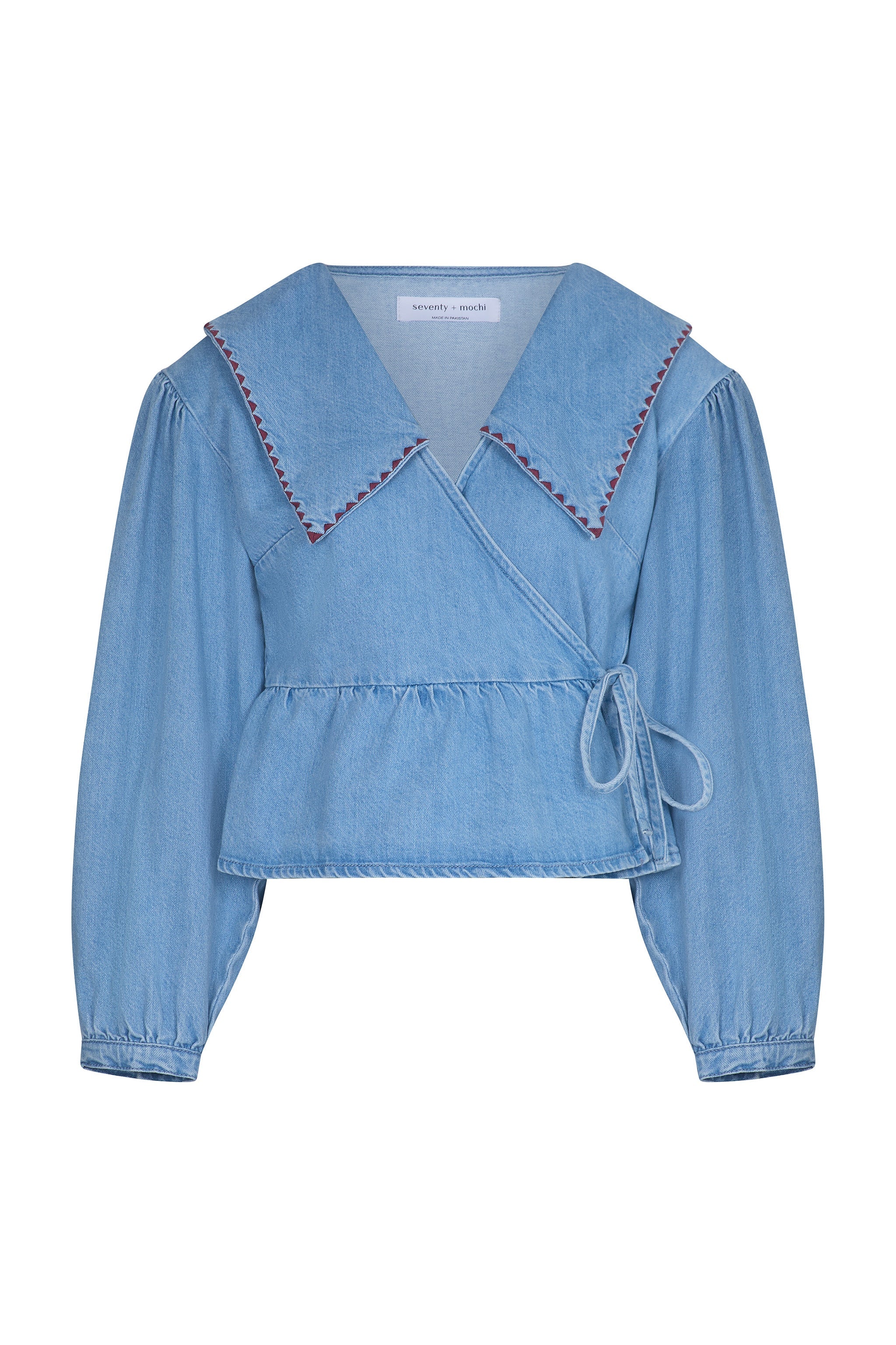 Nour Blouse in Summer Sky