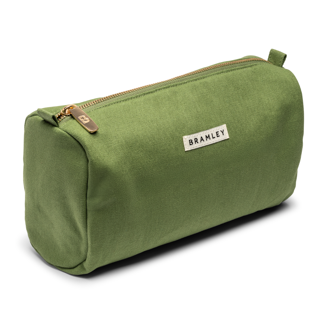 Sage Green Canvas Washbag