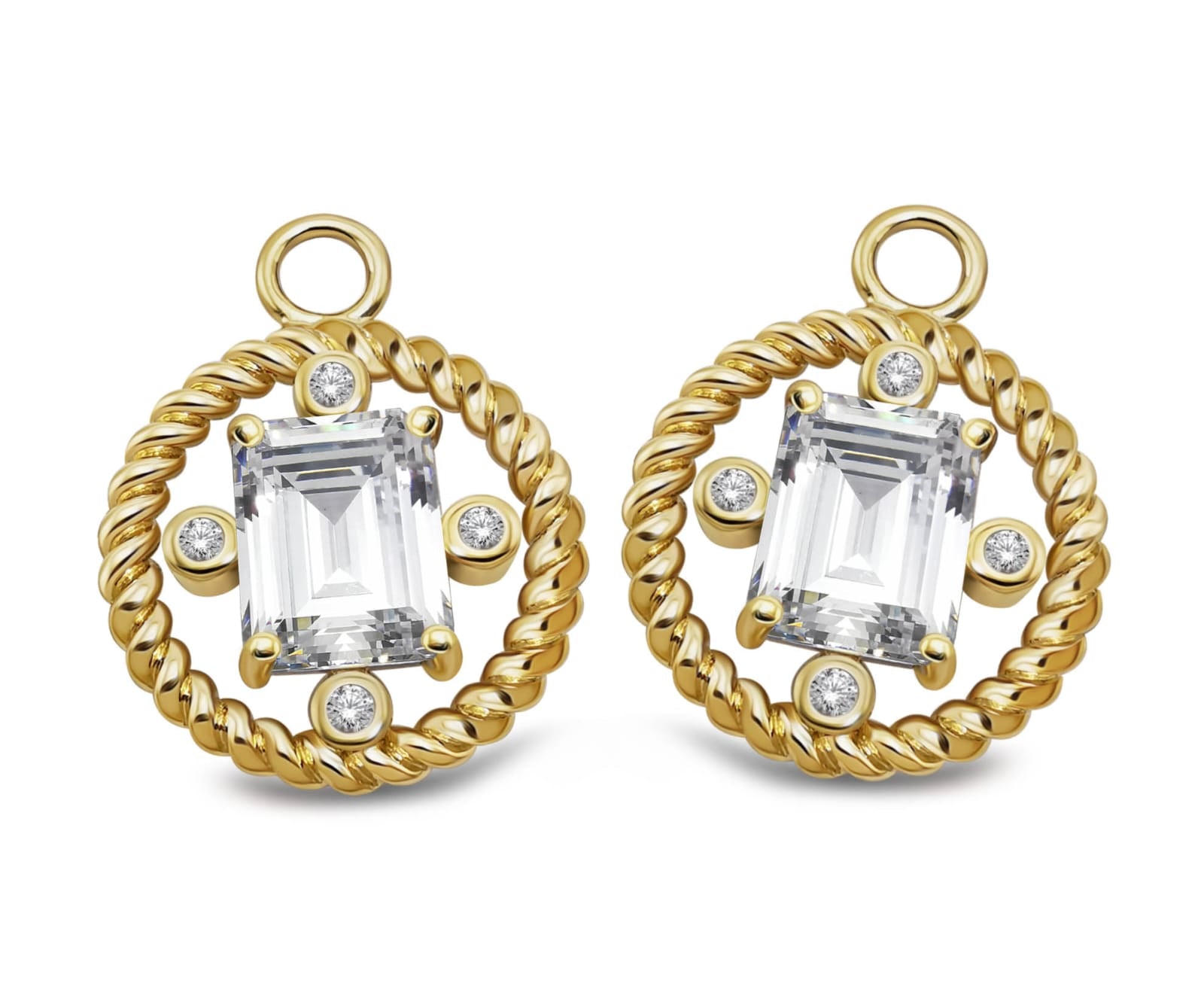 The Gold Zsa Zsa Drops