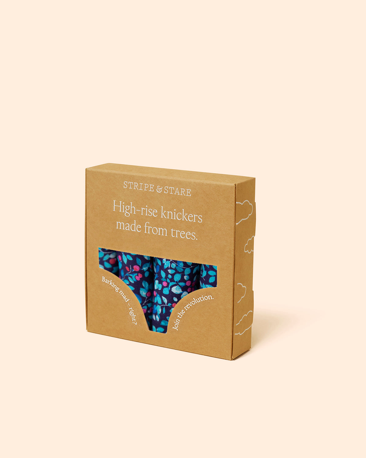 High Rise Knicker Four Pack - Winter Berry