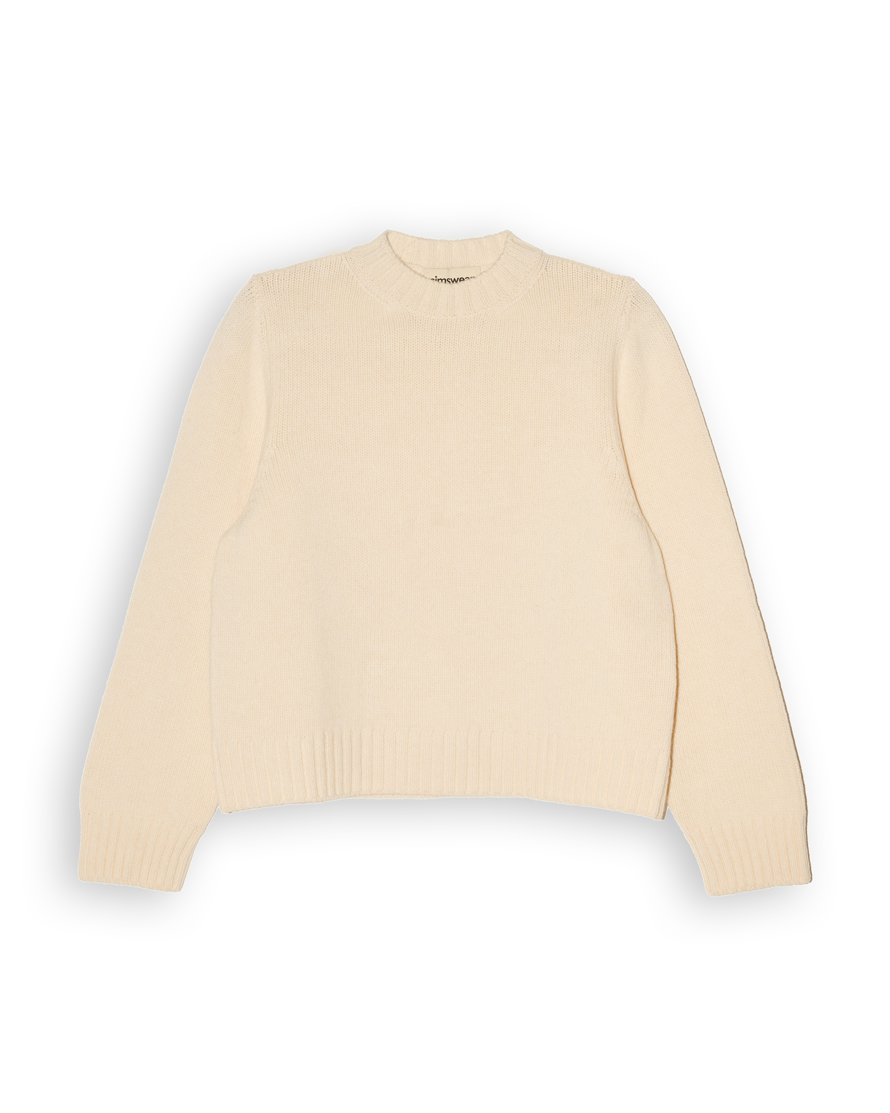 Merino Lambswool Jumper - Ecru (Knitted-to-Order)