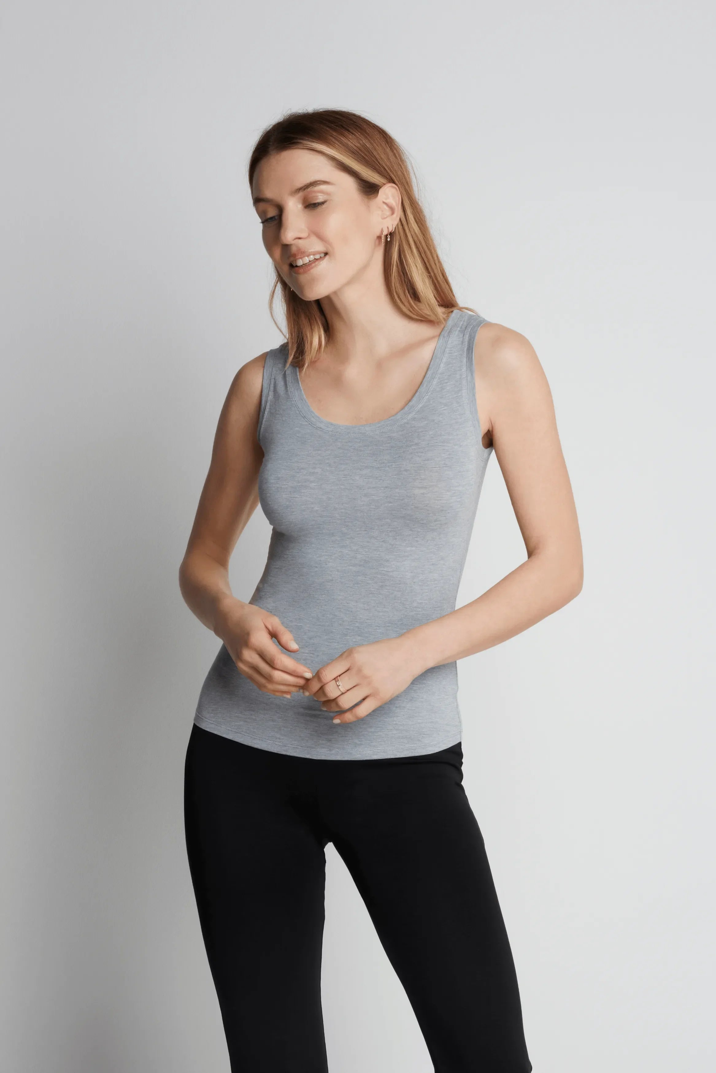 Sleeveless Micro Modal Vest Top