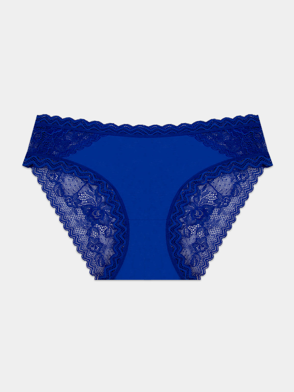 Eco Lace Original Knicker - Azure Blue