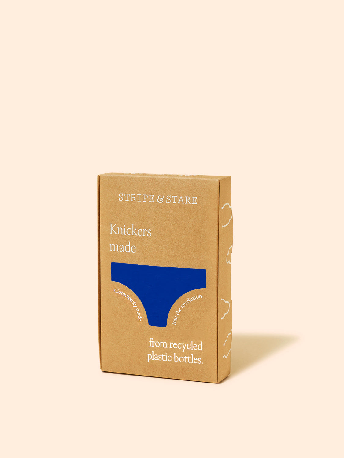 Eco Lace Original Knicker - Azure Blue