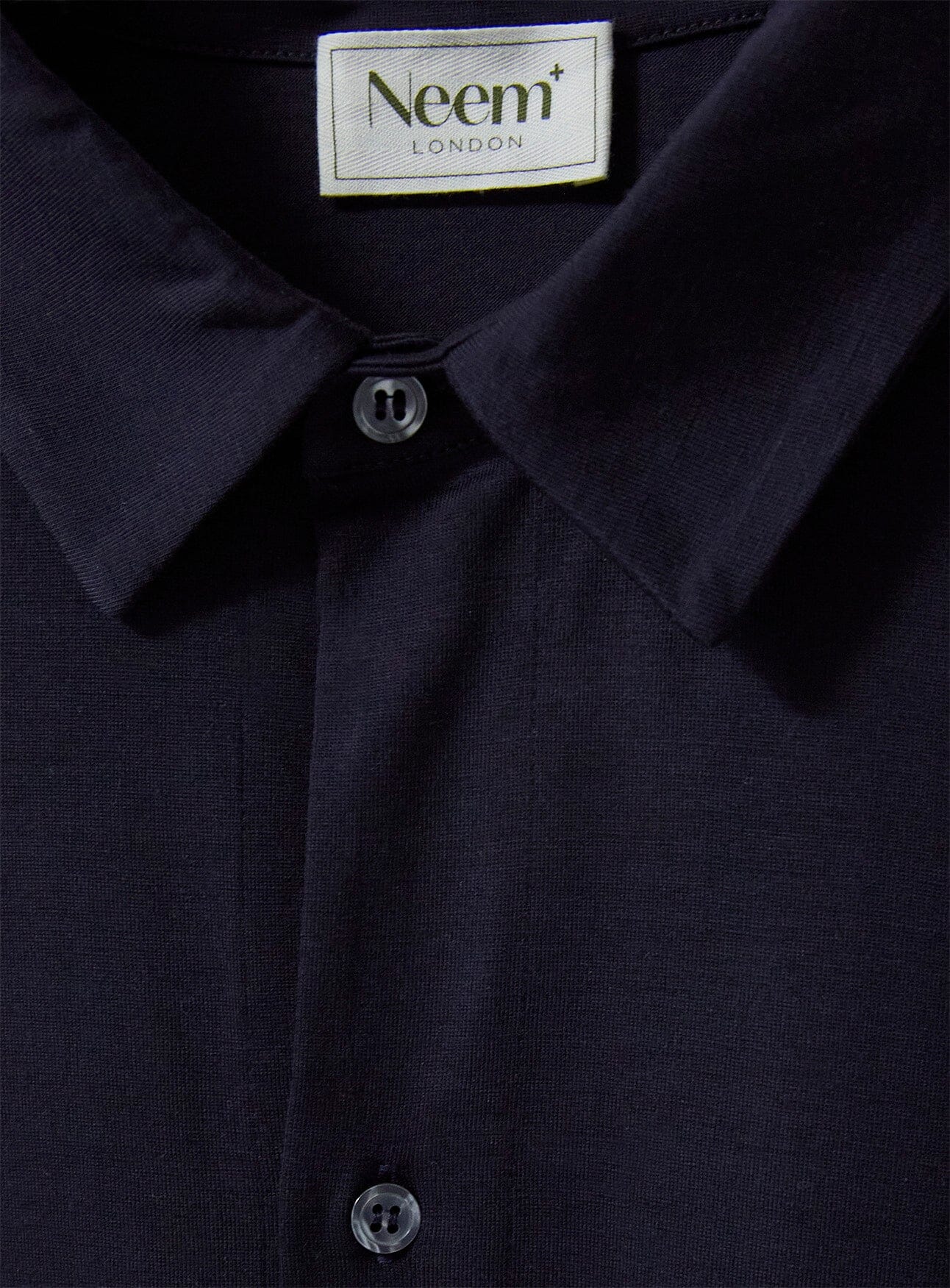 ZQ Merino Super 120s Wool Navy Jersey Shirt
