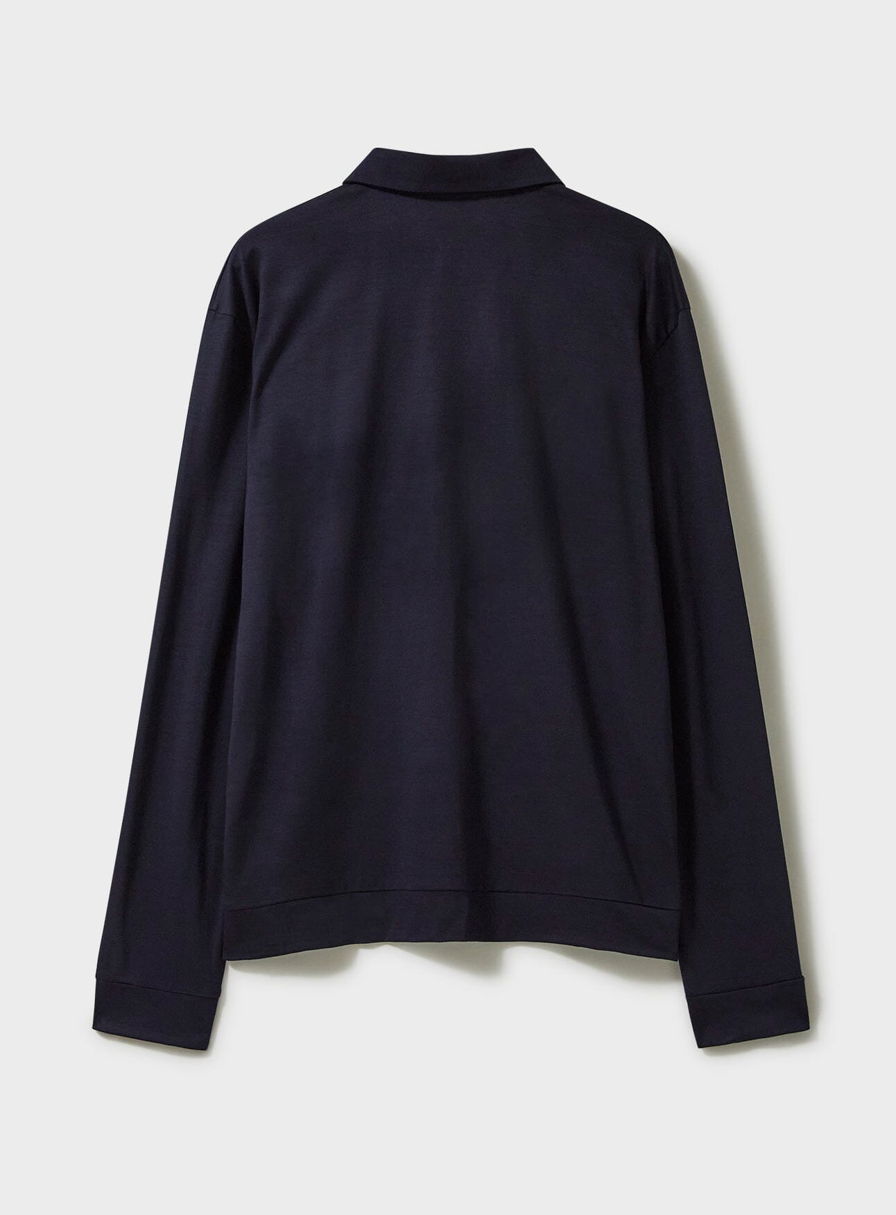 ZQ Merino Super 120s Wool Navy Jersey Shirt