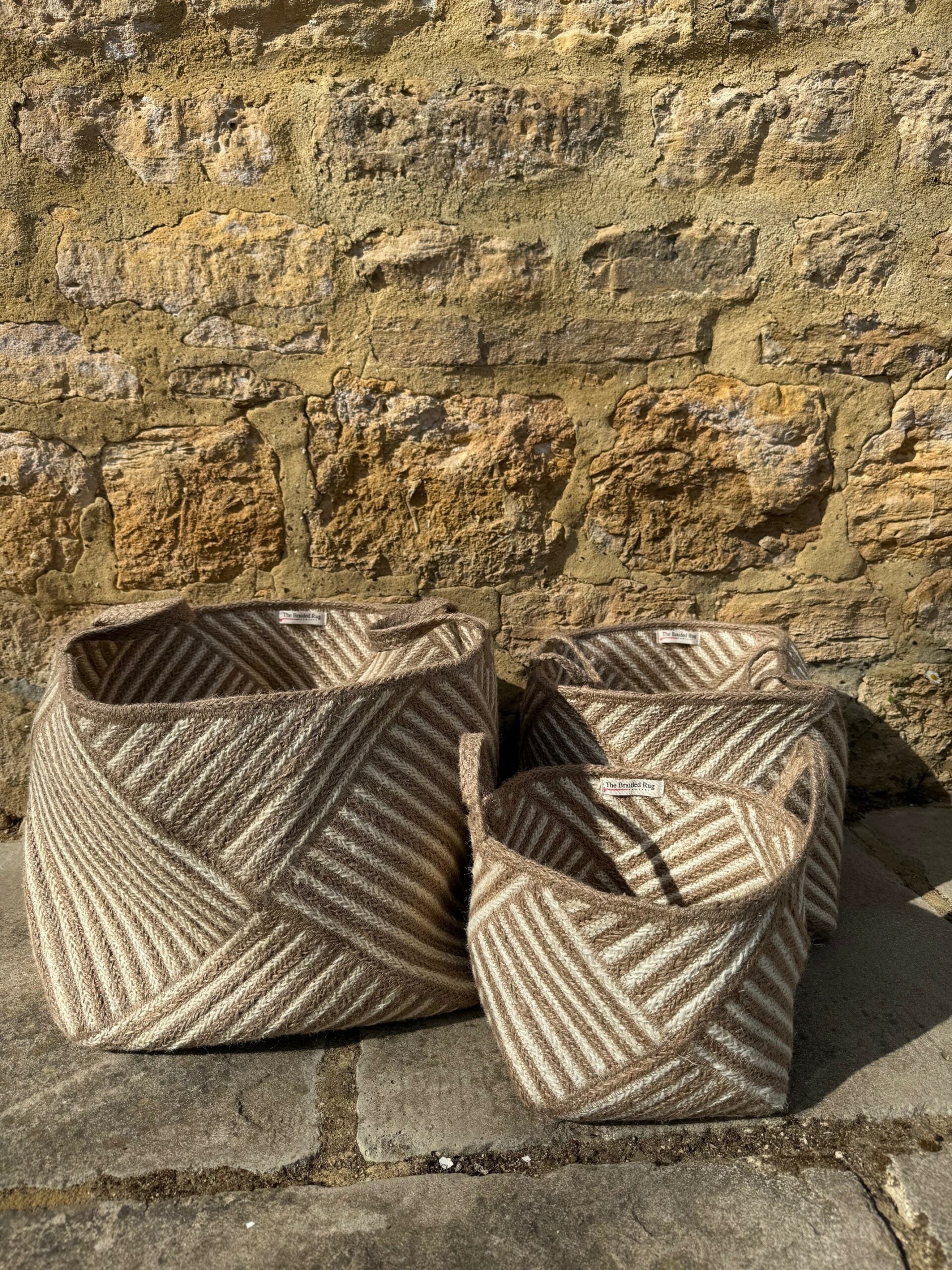 Zebra Basket Natural