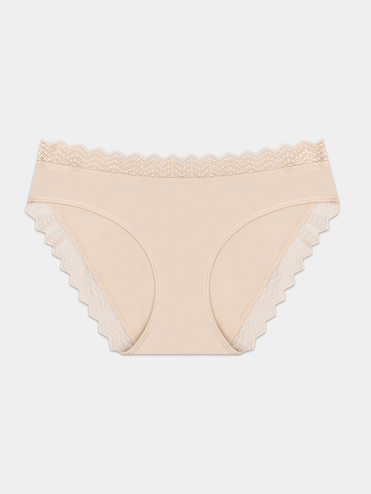 ZigZag Lace Original Knicker - Sand
