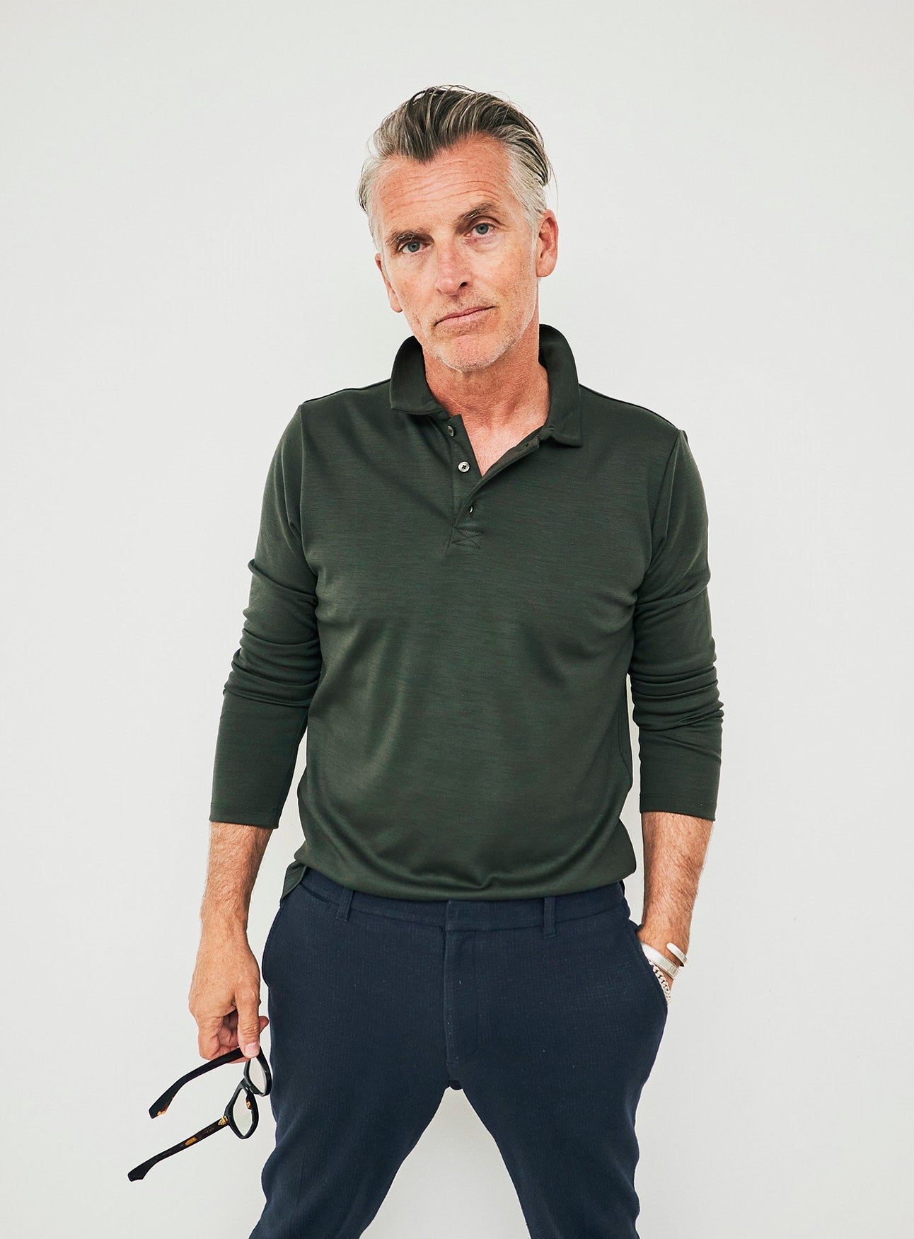 ZQ Merino Deep Neem Super 120s Stretch Polo