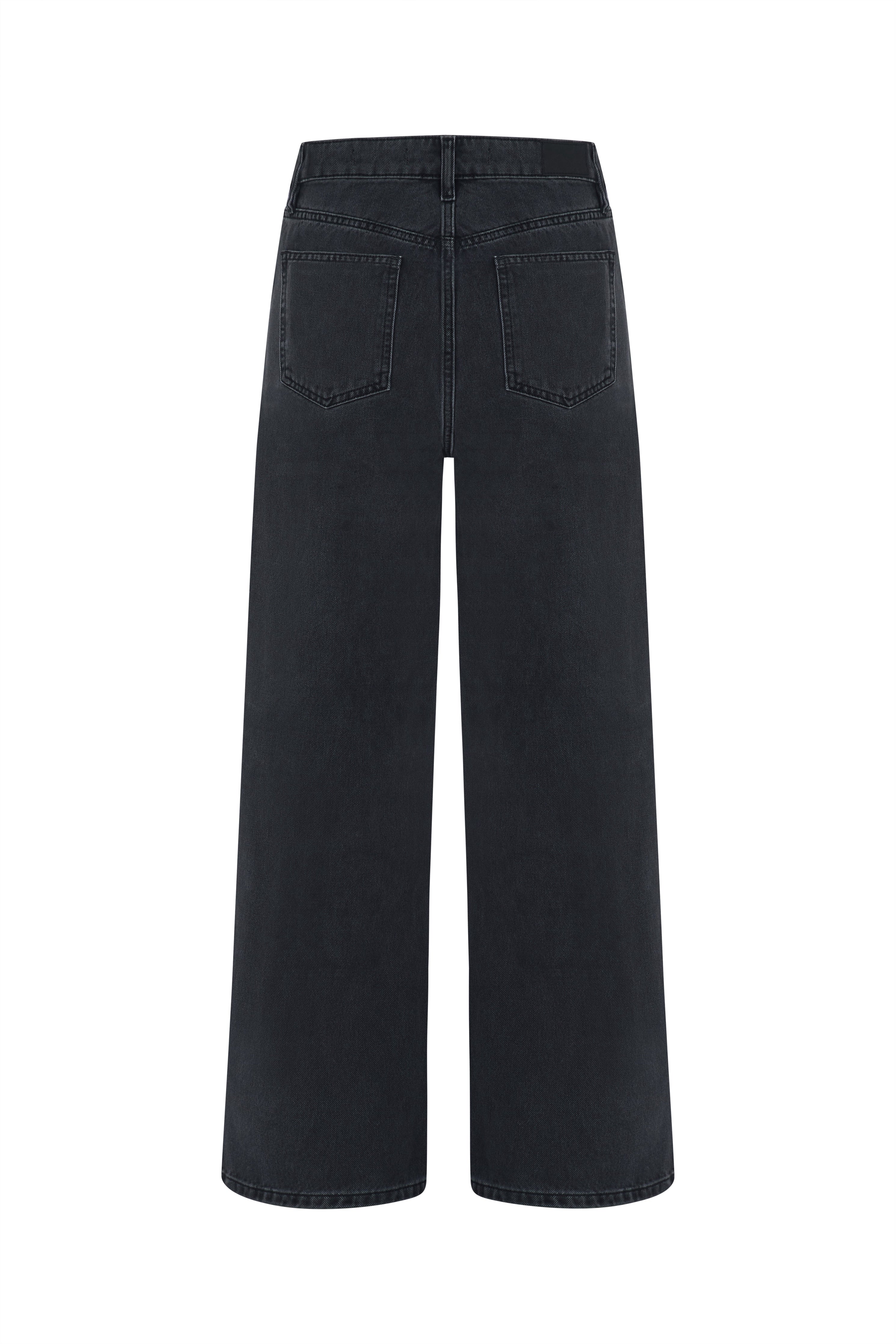 Nina Barrel Leg Jean in Raven
