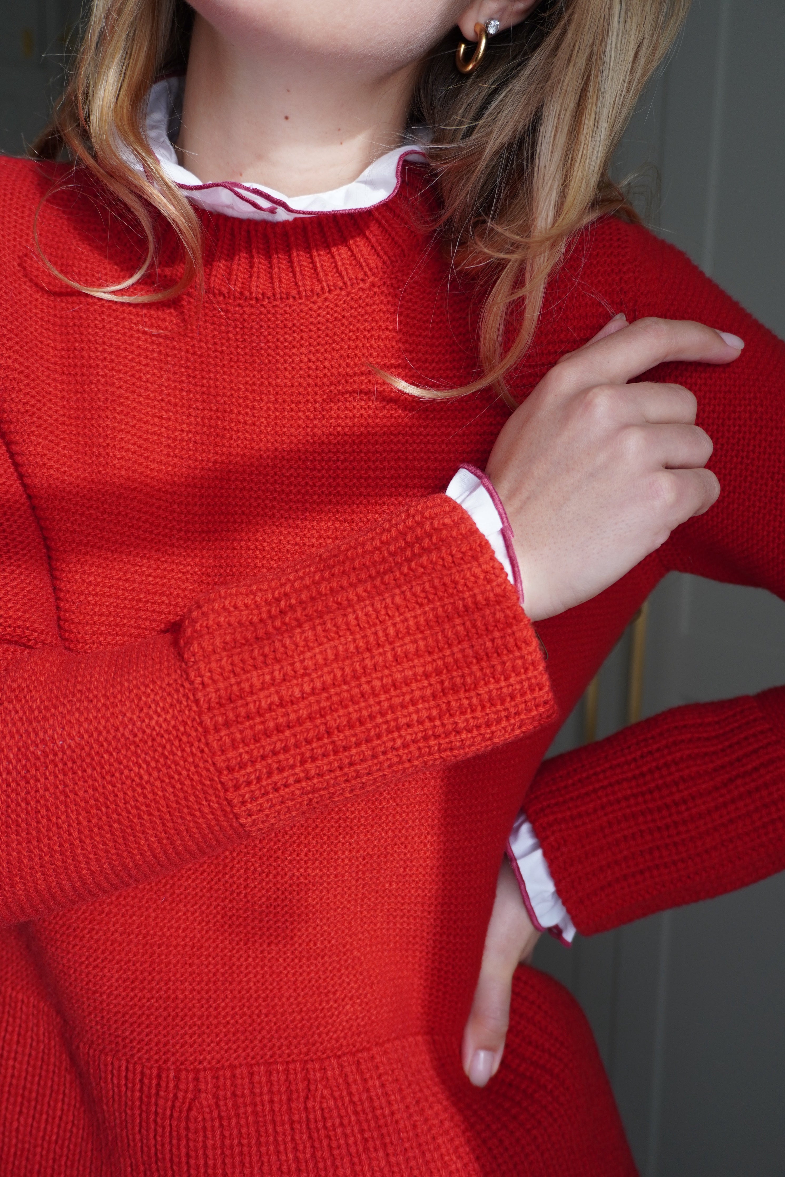 Teddy Sweater - Red